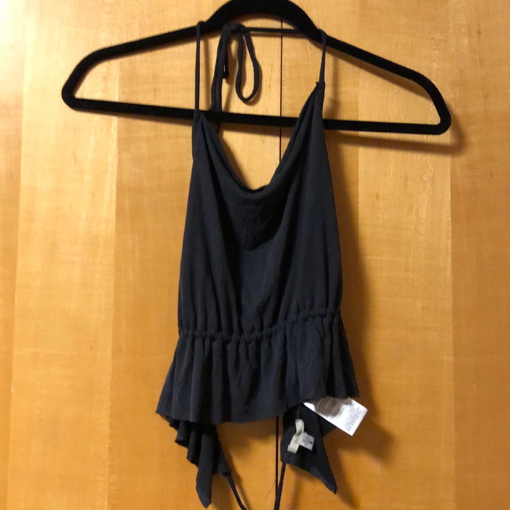 urban outfitters—ecoté black slouchy halter